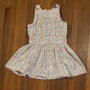 Elephantito Pink and Green Sleeveless Sundress